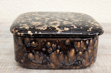 Load image into Gallery viewer, Vintage Hand-Crafted Bubble Glaze Pottery Box
