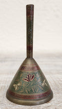 Load image into Gallery viewer, Vintage Etched Brass Bell - India
