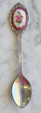 Load image into Gallery viewer, Vintage Souvenir Spoon with Enamel Floral Detail
