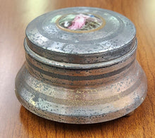 Load image into Gallery viewer, Antique Aluminum Powder Music Box - Victorian Couple
