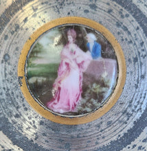 Load image into Gallery viewer, Antique Aluminum Powder Music Box - Victorian Couple
