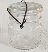 Load image into Gallery viewer, Vintage Atlas Wholefruit Pint Mason Jar with Wire Bail
