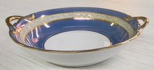 Load image into Gallery viewer, Noritake Blue &amp; Gold Serving Bowl
