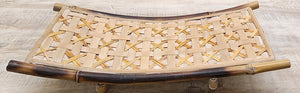 Curved Bamboo Footed Tray
