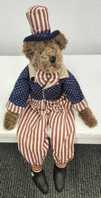 Load image into Gallery viewer, Lillian Vernon Americana Plush Vintage Bear
