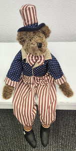 Lillian Vernon Americana Plush Vintage Bear