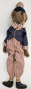 Lillian Vernon Americana Plush Vintage Bear