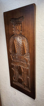 Load image into Gallery viewer, Carved Wooden Gingerbread Man Mold

