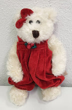 Load image into Gallery viewer, Boyds Bear Erin in Red Overalls with Tags

