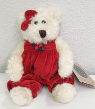 Load image into Gallery viewer, Boyds Bear Erin in Red Overalls with Tags
