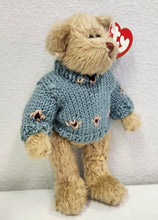 Load image into Gallery viewer, TY Skylar Bear in Blue Sweater
