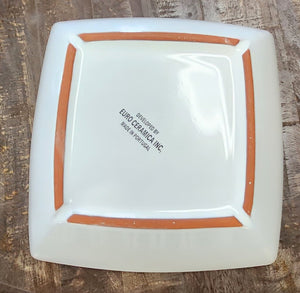 Euro Ceramica Tapered Square Serving Bowl