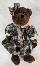 Load image into Gallery viewer, Boyds Bear Hermine in Plaid Dress
