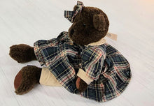 Load image into Gallery viewer, Boyds Bear Hermine in Plaid Dress
