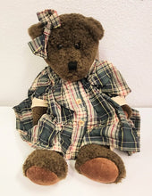 Load image into Gallery viewer, Boyds Bear Hermine in Plaid Dress
