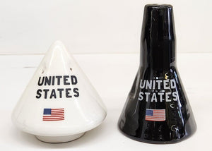 NASA Kennedy Space Center Apollo/Gemini Salt & Pepper Shakers