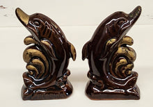 Load image into Gallery viewer, Vintage Ceramic Florida Dolphin Salt &amp; Pepper Shakers
