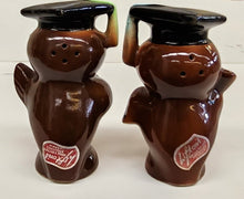Load image into Gallery viewer, Vintage Lefton Owl Graduates 30145 Salt &amp; Pepper Shakers
