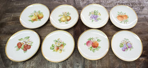 SET 8-Pc Hutschenreuther Gelb Fruit Plates