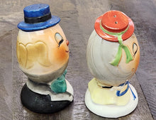 Load image into Gallery viewer, Vintage Ucagco Egg Salt &amp; Pepper Shakers (Repaired)
