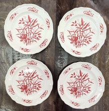 Load image into Gallery viewer, SET 4-Pc Wedgwood Williamsburg Iris Bread Plates
