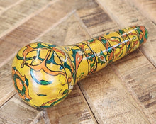 Load image into Gallery viewer, 5.5&quot; Hand-Painted Gourd Bud Vase
