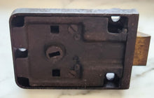 Load image into Gallery viewer, Vintage Yale Door Lock Latch Deadbolt Brass Turn Knob Black Body
