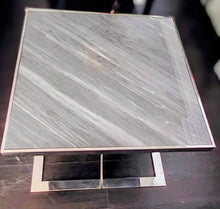 Load image into Gallery viewer, Stone Italia Imperial Grey Marble Accent Table
