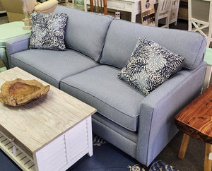 NEW Manhattan Track Arm Queen Sleeper - View Denim/Dwell Navy - 951