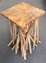 Load image into Gallery viewer, Indonesian Teak Side Table
