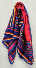 Load image into Gallery viewer, Women&#39;s Vibrant Red Silk Scarf
