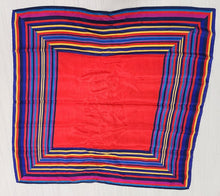 Load image into Gallery viewer, Women&#39;s Vibrant Red Silk Scarf
