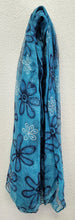 Load image into Gallery viewer, Turquoise Floral Women&#39;s Scarf
