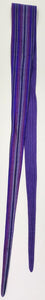 Women's Purple Striped Cotton Sash Belt
