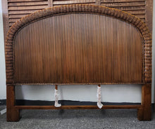 Load image into Gallery viewer, NEW Pecan Siesta Key Queen/Full Wicker Headboard
