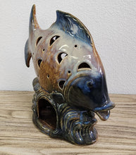 Load image into Gallery viewer, Ceramic Tropical Fish Tea Light Candle Holder
