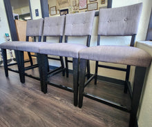 Load image into Gallery viewer, 6 Piece Counter Height Dining Set (Table, Bench, 4 Chairs)
