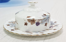 Load image into Gallery viewer, Royal Albert Bone China Lorraine Covered Butter Dish
