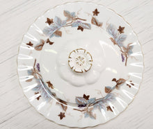 Load image into Gallery viewer, Royal Albert Bone China Lorraine Covered Butter Dish
