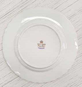 Royal Albert Bone China Lorraine Covered Butter Dish