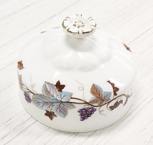 Royal Albert Bone China Lorraine Covered Butter Dish