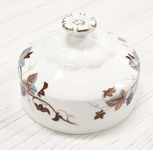 Load image into Gallery viewer, Royal Albert Bone China Lorraine Covered Butter Dish
