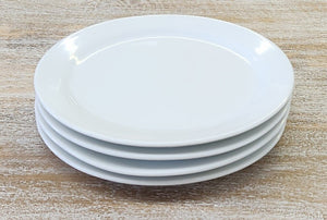 SET 4-Pc Williams-Sonoma White Appetizer Plates