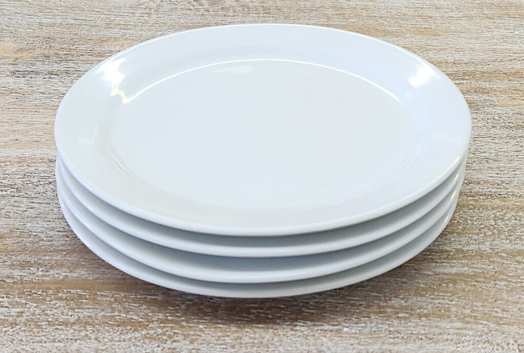SET 4-Pc Williams-Sonoma White Appetizer Plates