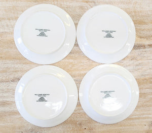 SET 4-Pc Williams-Sonoma White Appetizer Plates