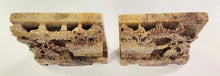 Load image into Gallery viewer, Carved Asian Soapstone Bookends
