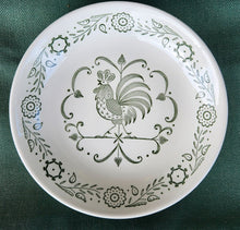Load image into Gallery viewer, SET 4-Pc Vintage Scio Pottery Provincial Green Rooster Bowls
