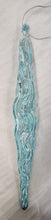 Load image into Gallery viewer, NEW 8.5" Blue Glass Icicle Ornament
