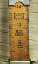 Load image into Gallery viewer, Antique Pin-It Skirt Marker Measuring Tool
