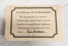 Load image into Gallery viewer, Harbour Lights Selkirk, NY Lighthouse w/Certificate of Authenticity &amp;
